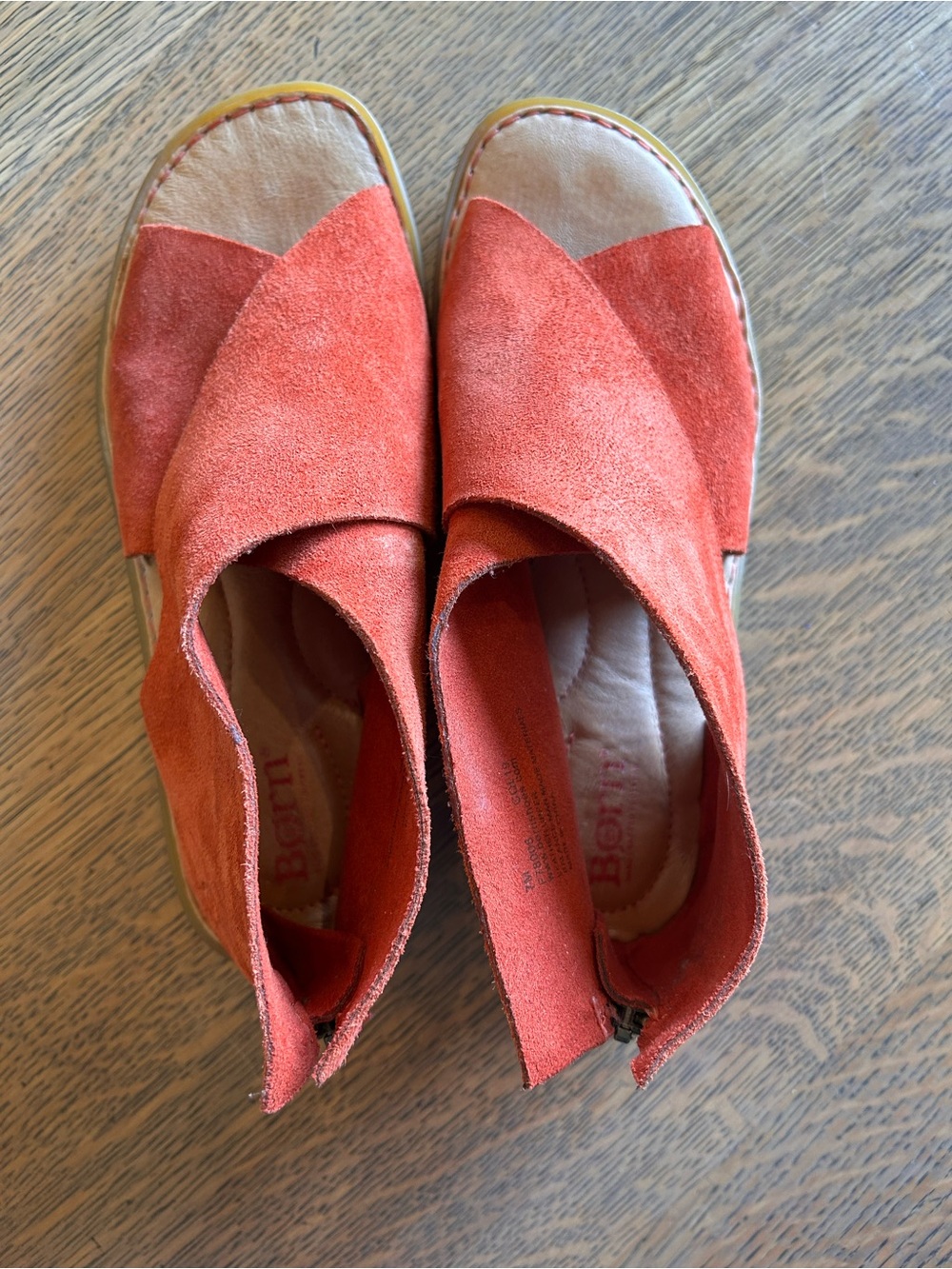 Born Women's Sandals in Rust Red - Picture 8 of 9